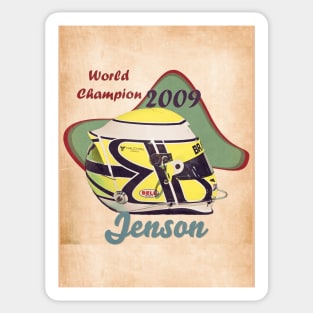2009 Jenson Button Sticker